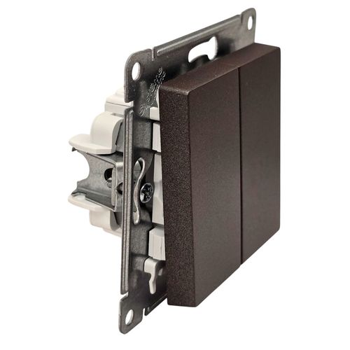 Переключатель Systeme Electric AtlasDesign 2-клавишный механизм мокко ATN000665 в Сочи Переключатель Systeme Electric AtlasDesign 2-клавишный механизм мокко ATN000665 в Сочи