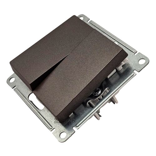 Переключатель Systeme Electric AtlasDesign 2-клавишный механизм мокко ATN000665 в Сочи Переключатель Systeme Electric AtlasDesign 2-клавишный механизм мокко ATN000665 в Сочи