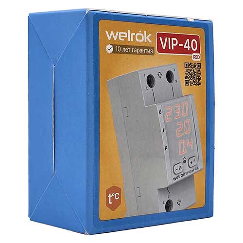 Многофункциональное реле напряжения Welrok VIP-40 Red Многофункциональное реле напряжения Welrok VIP-40 Red