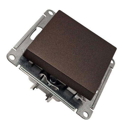 Переключатель Systeme Electric AtlasDesign 1-клавишный механизм мокко ATN000661 Переключатель Systeme Electric AtlasDesign 1-клавишный механизм мокко ATN000661