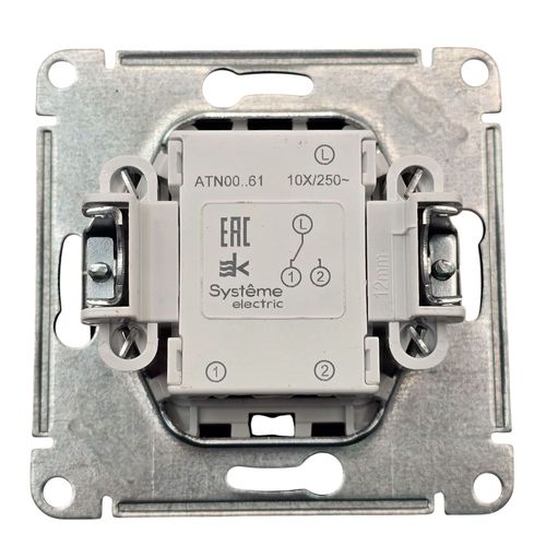 Переключатель Systeme Electric AtlasDesign 1-клавишный механизм мокко ATN000661 Переключатель Systeme Electric AtlasDesign 1-клавишный механизм мокко ATN000661
