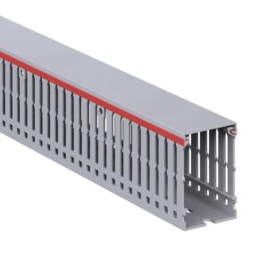 Короб перфорированный серый RL6 DKC Quadro 40х60 шаг перфорации 10мм